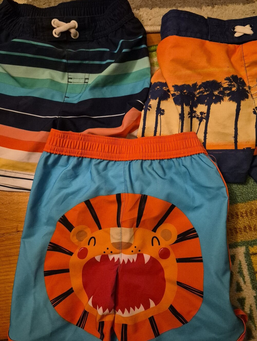 Bundle Of 3 2T Swim Trunks For A Boy